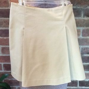 Lauren Ralph Lauren Pleated Khaki Skirt 6 Like New